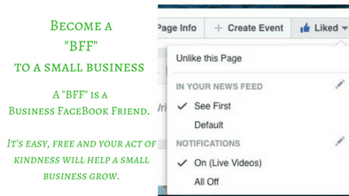 Become a "BFF" to a Small Business
