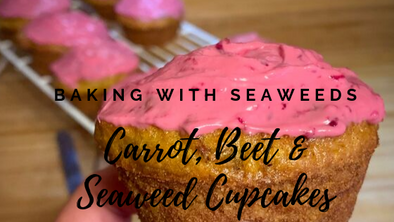 Seaweed, Beet and Carrot Cupcakes!!!!