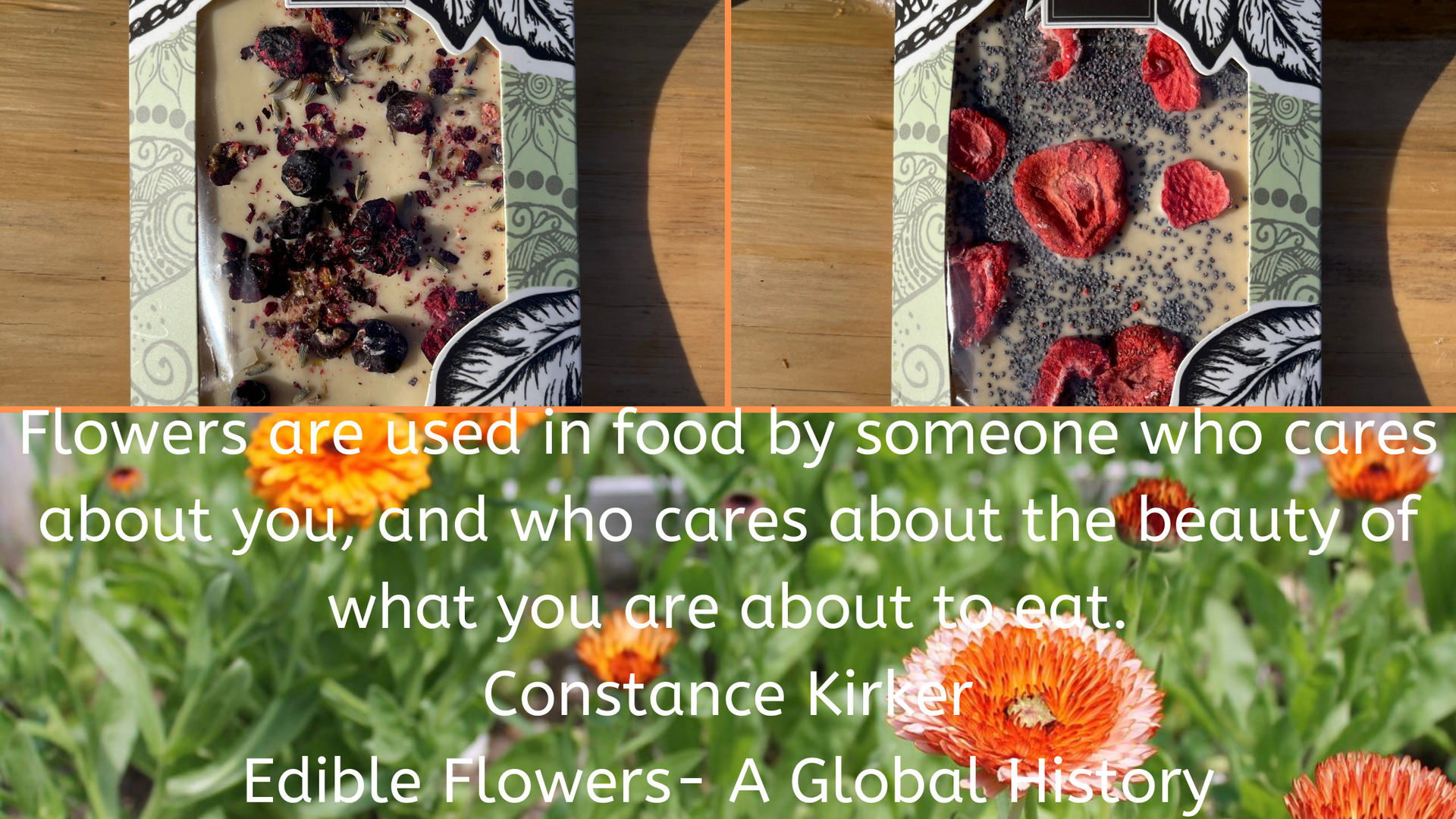 Conscious Ingredients- WHAT? And Eat Flowers