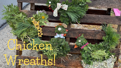 Create Your Own Chicken Wreath