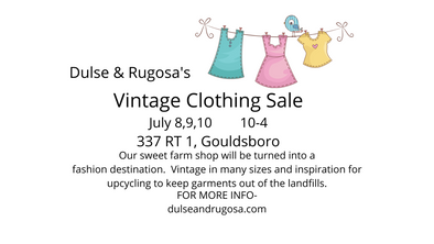 Vintage Clothing Sale