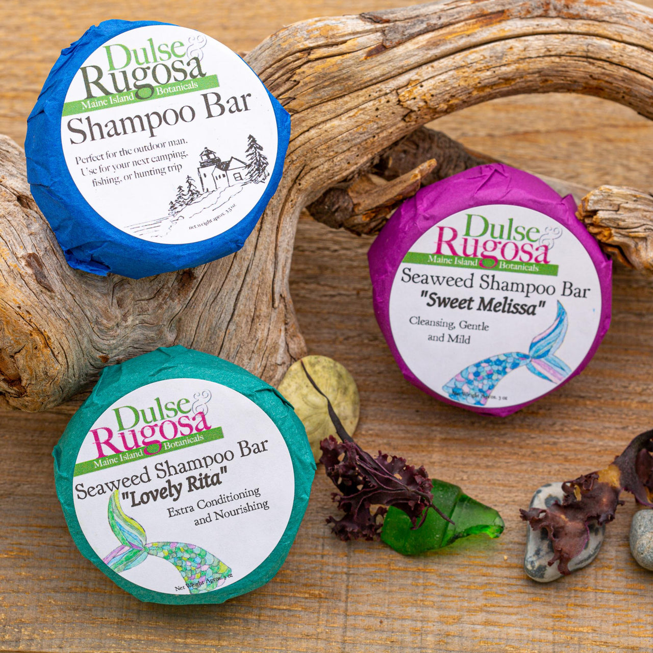 We have three different types of shampoo bar.  The Sweet Meliss and Man Bar are for finer hair or for people who don't like a lot of conditioner.  Lovely Rita is perfect for hair that needs more conditioner. 