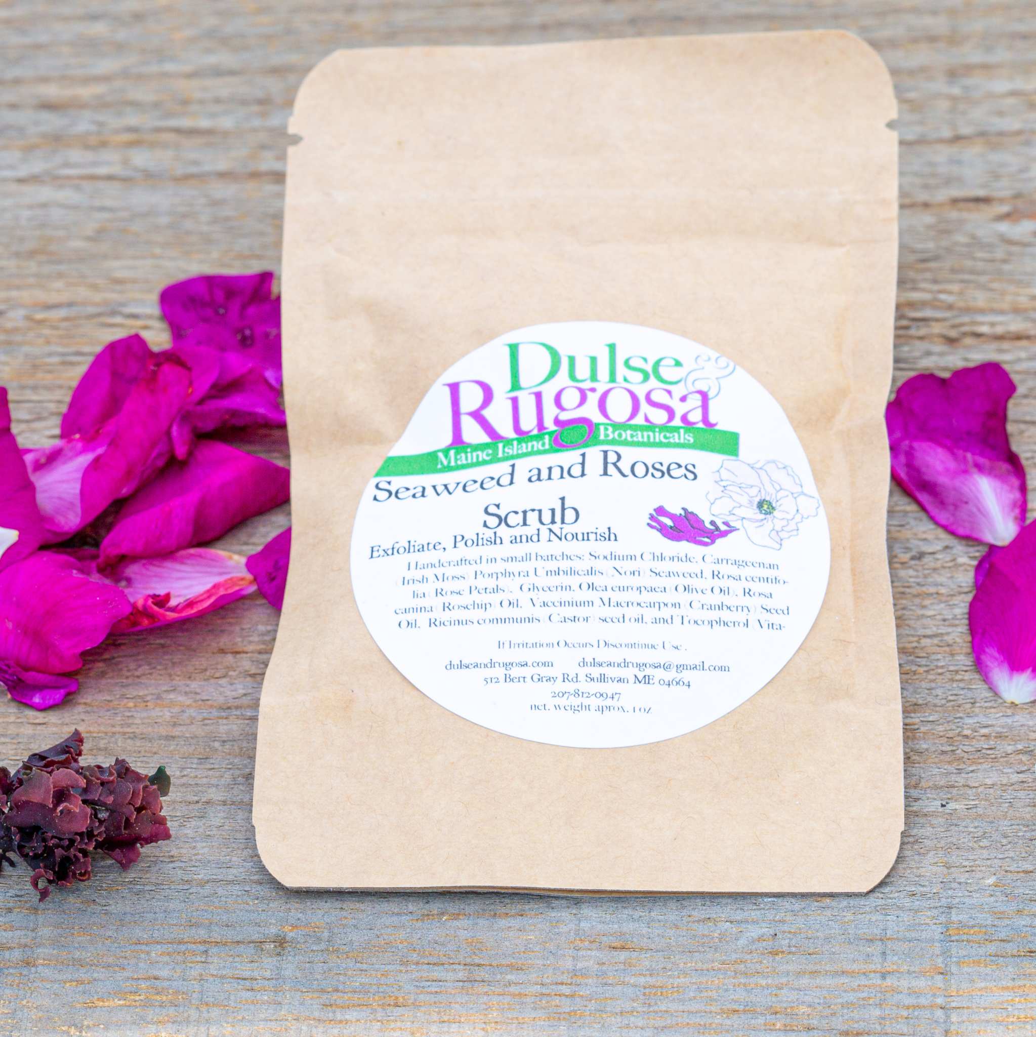 Seaweed and Roses Scrub image 1